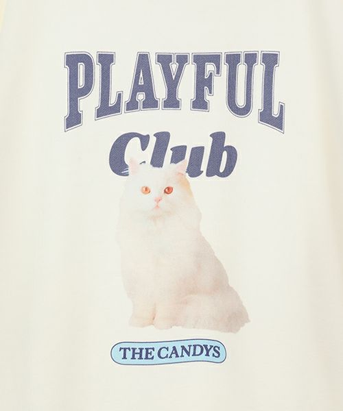 キャンディストリッパー　スウェット　赤　猫 キャンディストリッパー スウェット 赤 猫 COLLABORATION |Candy