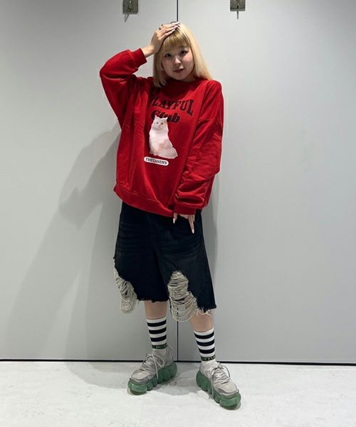 PLAYFUL CLUB SWEAT | Candy Stripper（キャンディ ストリッパー