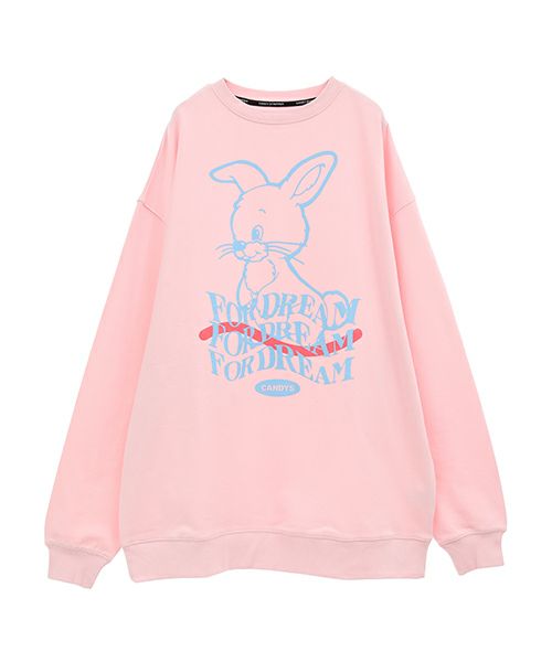 【月のうさぎ】Candy Stripper ワンピース CANDYS BUNNY SWEAT ONE-PIECE | Candy Stripper（キャンディ