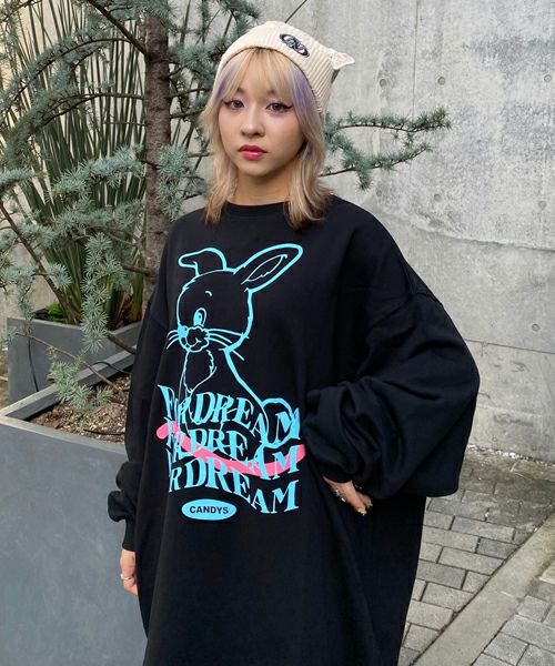Candy Stripper｜CANDY STORY SWEAT ONE-PIECE | Rakuten