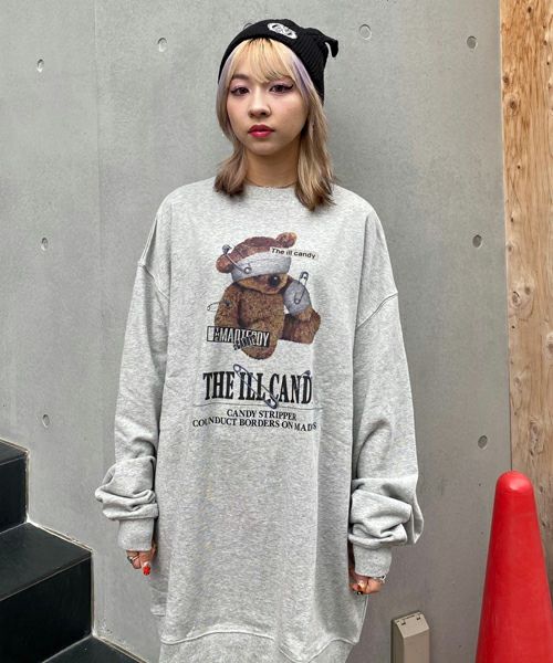 THE ILL CANDY SWEAT ONE-PIECE | Candy Stripper（キャンディ  