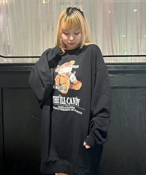 THE ILL CANDY SWEAT ONE-PIECE | Candy Stripper（キャンディ ストリッパー）｜オフィシャル通販サイト CANDY STORE