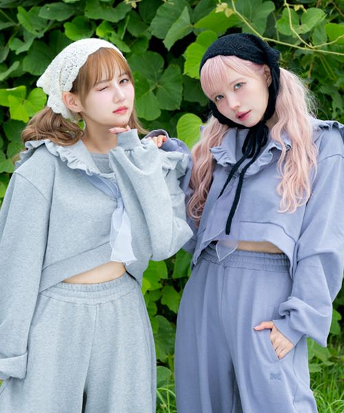 益若つばさ】CURVE SWEAT PANTS | Candy Stripper（キャンディ 