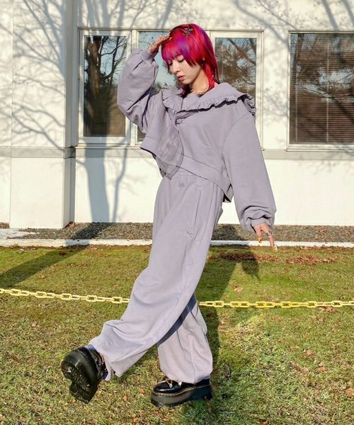 益若つばさ】CURVE SWEAT PANTS | Candy Stripper（キャンディ