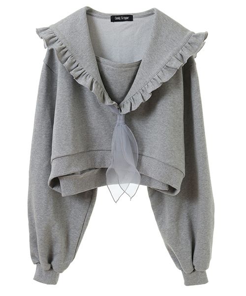 大特価放出！ SHORT OR 益若つばさ】SAIL SWEAT Stripper（キャンディ Candy | トップス
