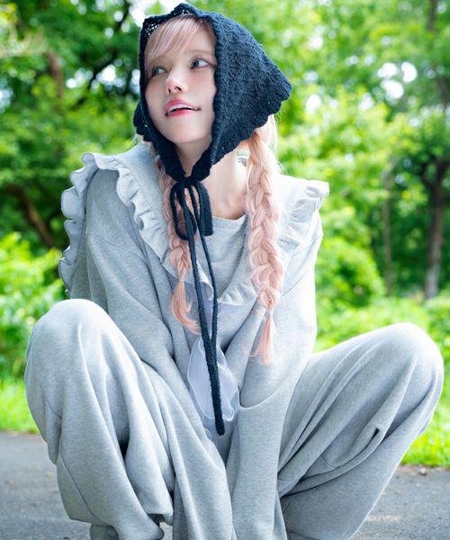 若者に人気のブランド 益若つばさ】SAIL OR SHORT SWEAT | Candy Stripper（キャンディ トップス