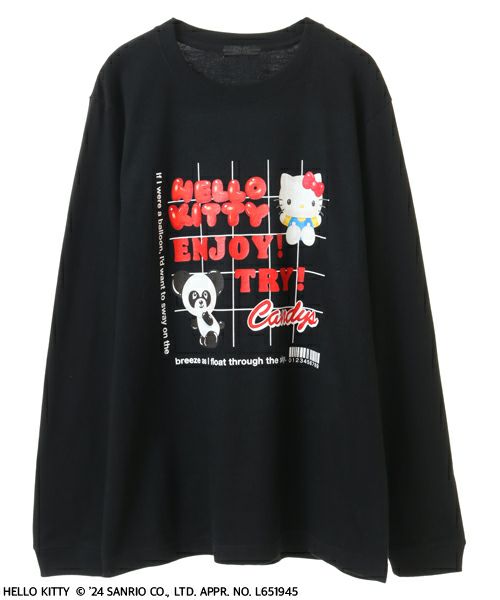 HELLO KITTY】meets PEPE PUFFY BALOON L/S TEE | Candy