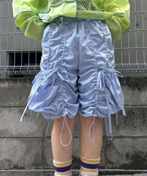 DRAWSTRING HALF PANTS