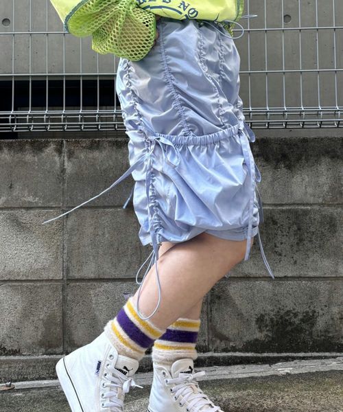 DRAWSTRING HALF PANTS | Candy Stripper（キャンディ