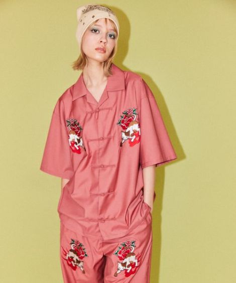 FIRE CAT CHINA SHIRT