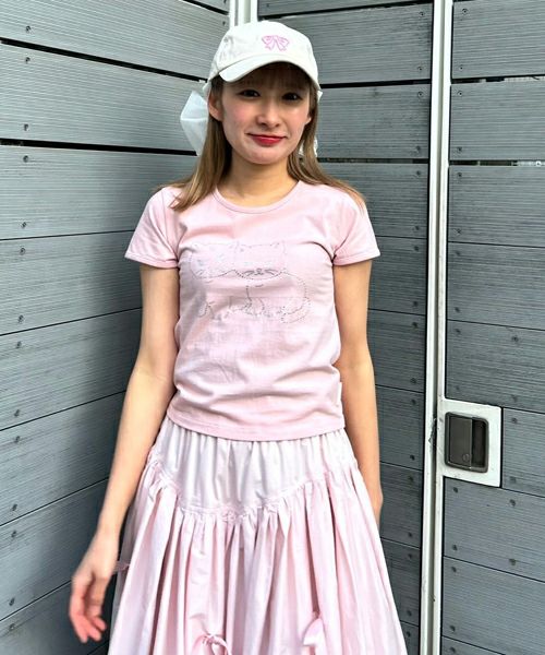 トップス Candy Stripper RHINESTONE BABYS TEE RHINESTONE BABYS TEE | Candy Stripper（キャンディ