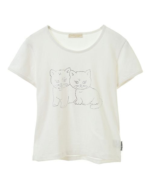 トップス Candy Stripper RHINESTONE BABYS TEE RHINESTONE BABYS TEE | Candy Stripper（キャンディ