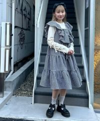 MISS YOU CHECK ONE-PIECE | Candy Stripper（キャンディ ストリッパー