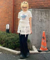 LACY APRON SKIRT | Candy Stripper（キャンディ ストリッパー