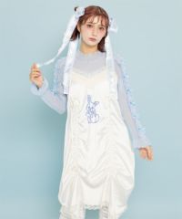 キャンスパ RHINESTONE BUNNY LINGERIE DRESS RHINESTONE BUNNY LINGERIE DRESS | Candy Stripper（キャンディ