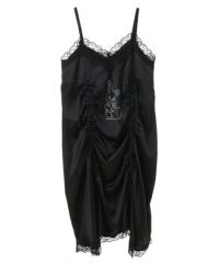 【 CANDY STRIPPER】LINGERIE DRESS キャミワンピース Candy Stripper ワンピース RHINESTONE BUNNY LINGERIE ドレス