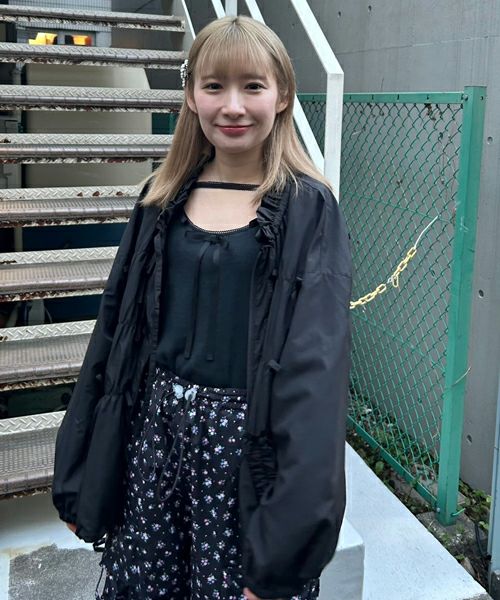 fiolily スパークリングリボンキャミソールトップス fiolily 山本月 スパークリングリボンキャミソールトップス