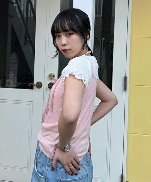 キャミソール BABY RIBBON キャミソール BABY RIBBON CAMISOLE | Candy Stripper（キャンディ