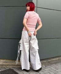 TINY FLOWER CARGO PANTS | Candy Stripper（キャンディ ストリッパー