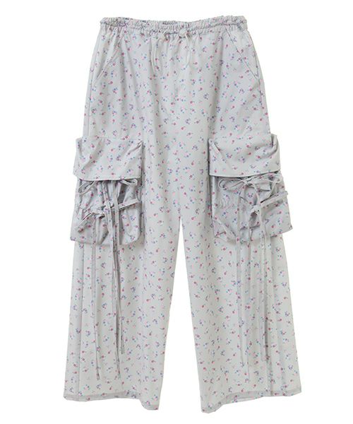 TINY FLOWER CARGO PANTS | Candy Stripper（キャンディ