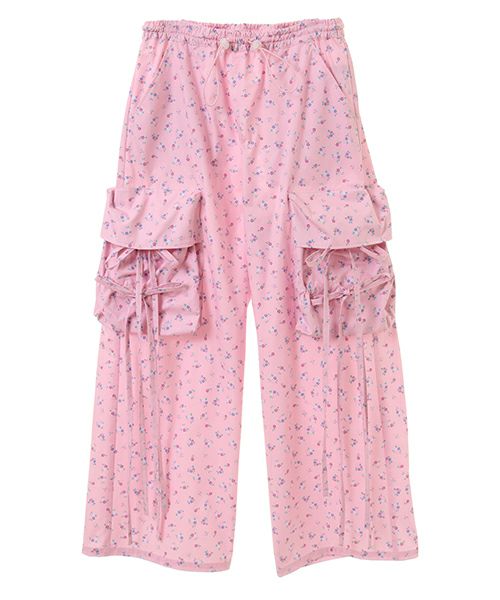 TINY FLOWER CARGO PANTS | Candy Stripper（キャンディ