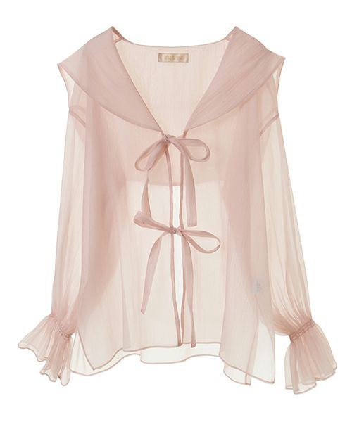 SHEER SAILOR BLOUSE | Candy Stripper（キャンディ