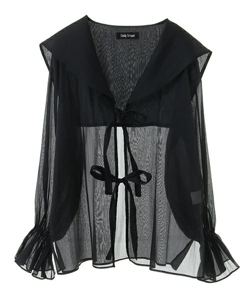 SHEER SAILOR BLOUSE | Candy Stripper（キャンディ