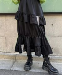 FRILL MESH JERSEY SKIRT | Candy Stripper（キャンディ ストリッパー