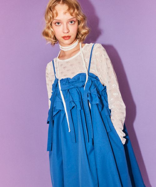 ANDMARY】Candice ribbon bare tops