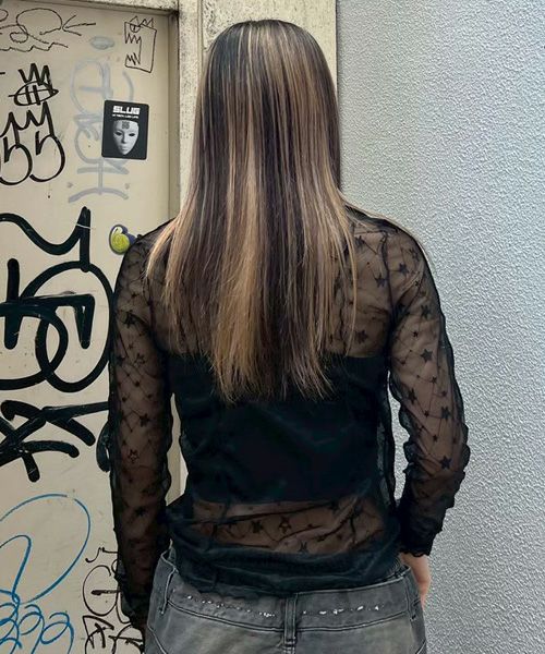 キャンディストリッパー ⭐︎⭐︎⭐︎シアートップス ピンク SHEER TOPS | Candy Stripper（キャンディ ストリッパー
