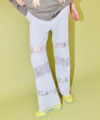 LACY PATCH WORK DROST パンツ LACY PATCH WORK FLARE PANTS | Candy Stripper（キャンディ