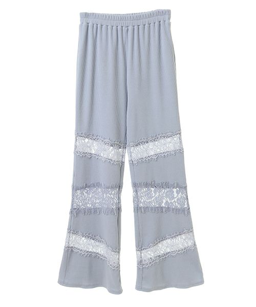 LACY PATCH WORK FLARE PANTS | Candy Stripper（キャンディ