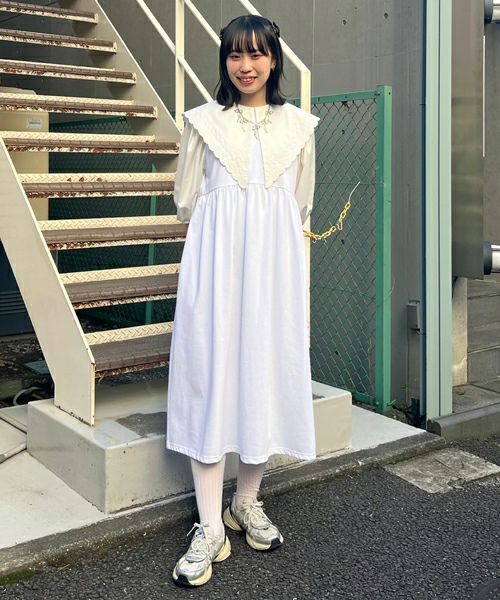 Candy Stripper LITTLE GIRL SHIRRINGワンピース