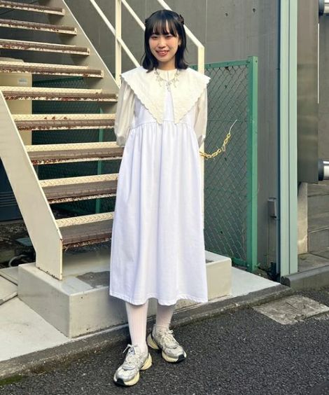 DEAR MINE BIG COLLAR DRESS