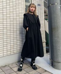 DEAR MINE BIG COLLAR DRESS | Candy Stripper（キャンディ