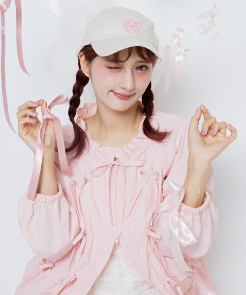 RIBBON TULLE CAP | Candy Stripper（キャンディ ストリッパー 