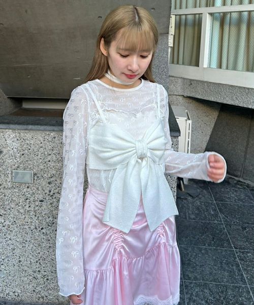 入手困難★希少★ Candy Stripper ビッグリボン ジャンスカ NEW ARRIVAL♡今週末入荷の新作 / CANDY STRIPPER
