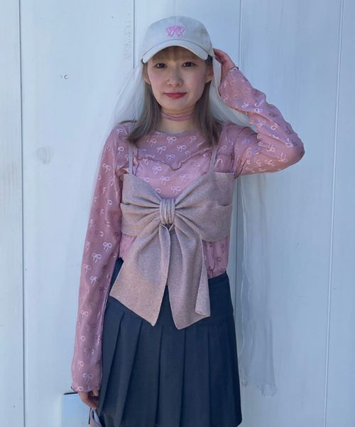 candystripper BIG RIBBON KNIT ビスチェ BIG RIBBON KNIT ビスチェ（その他トップス）｜Candy Stripper