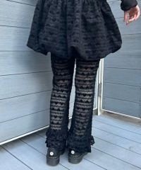 Candy Stripper レースフレアパンツ Candy Stripper レースフレアパンツ FRILL LACE FLARE PANTS