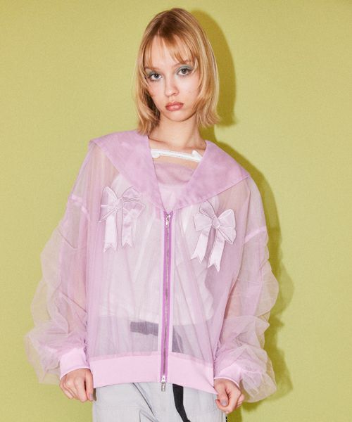 最安価格 TULLE SHEER Stripper（キャンディ Candy | BLOUSON SAILOR ジャケット・アウター