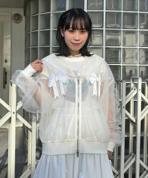【税込】 TULLE Stripper（キャンディ Candy | BLOUSON SAILOR SHEER ジャケット・アウター
