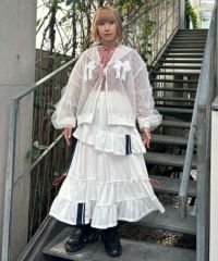 TULLE SHEER SAILOR BLOUSON | Candy Stripper（キャンディ