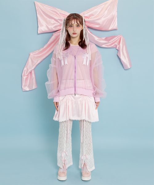 ジャケット・アウター TULLE SHEER SAILOR BLOUSON TULLE SHEER SAILOR BLOUSON | Candy Stripper（キャンディ