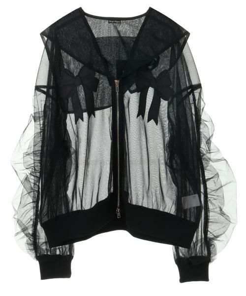 ジャケット・アウター TULLE SHEER SAILOR BLOUSON TULLE SHEER SAILOR BLOUSON | Candy Stripper（キャンディ