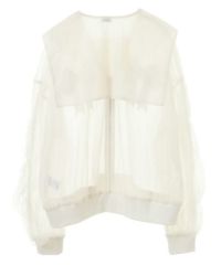 TULLE SHEER SAILOR BLOUSON | Candy Stripper（キャンディ