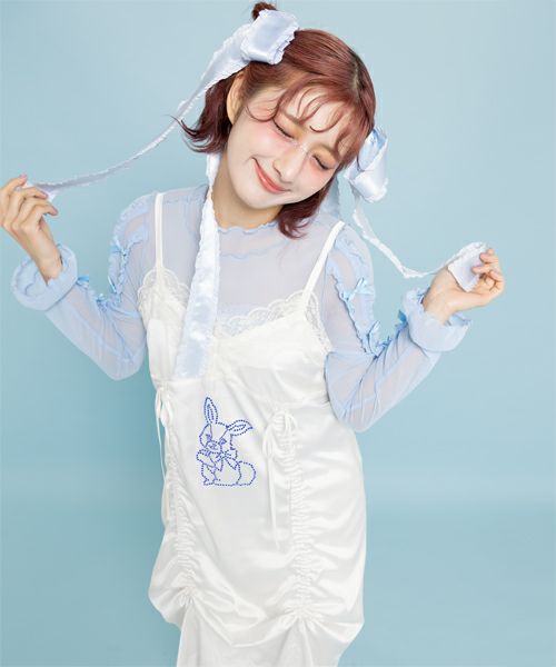 DOLLY RIBBON TULLE TOPS | Candy Stripper（キャンディ