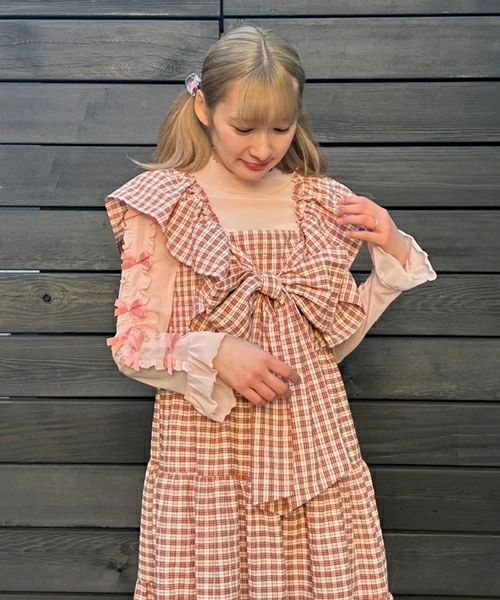 DOLLY RIBBON TULLE TOPS | Candy Stripper（キャンディ