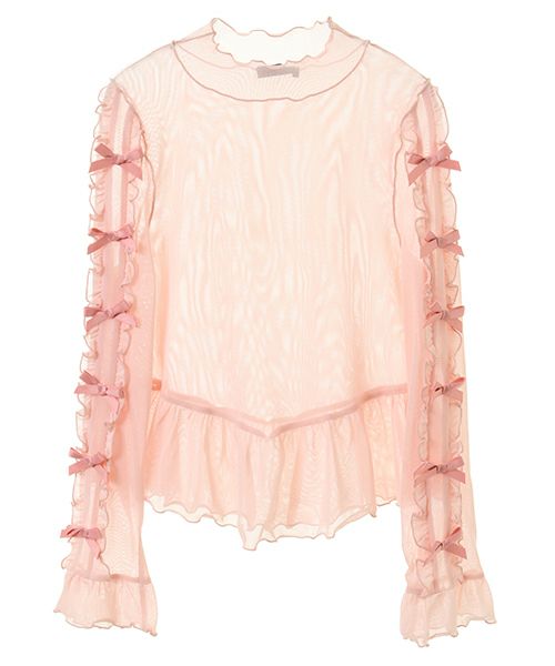 DOLLY RIBBON TULLE TOPS | Candy Stripper(キャンディ DOLLY RIBBON TULLE TOPS | Candy Stripper(キャンディ
