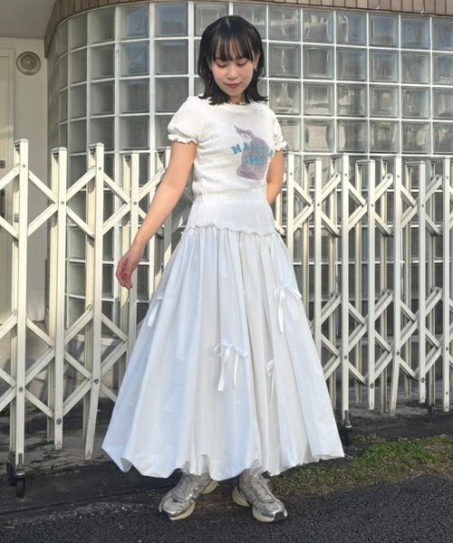 MY RIBBON BALLOON SKIRT | Candy Stripper（キャンディ