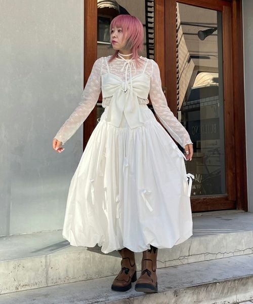 MY RIBBON BALLOON SKIRT | Candy Stripper（キャンディ
